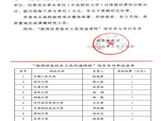 beat365官网查道中副教授教改课题荣获国家重点子项目课题立项